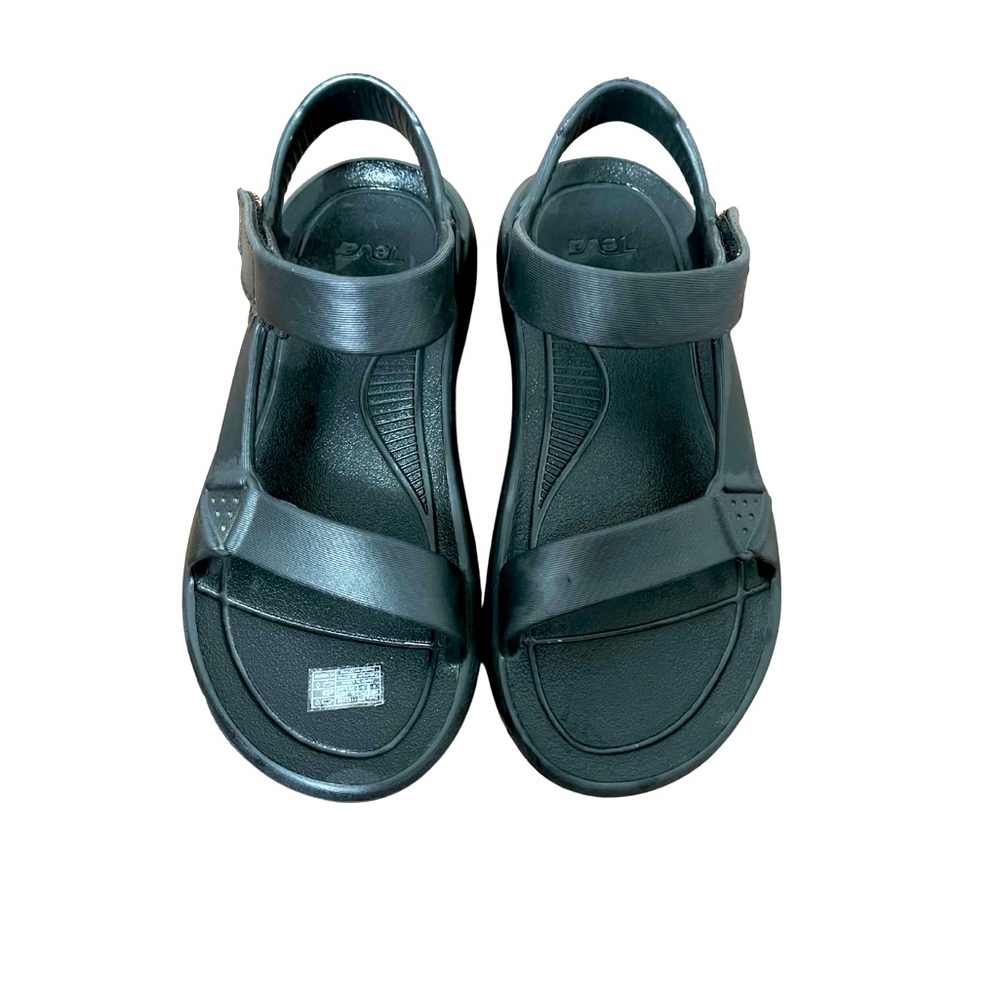 Teva Hurricane Drift Black Ankle Strap Women Sandals Size 6